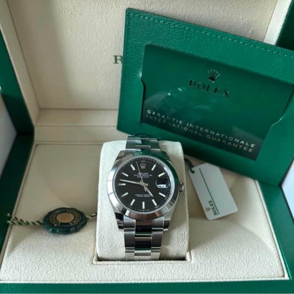 Rolex Datejust 41 Black Automatic 2022 Original box, original - Picture 9 of 10